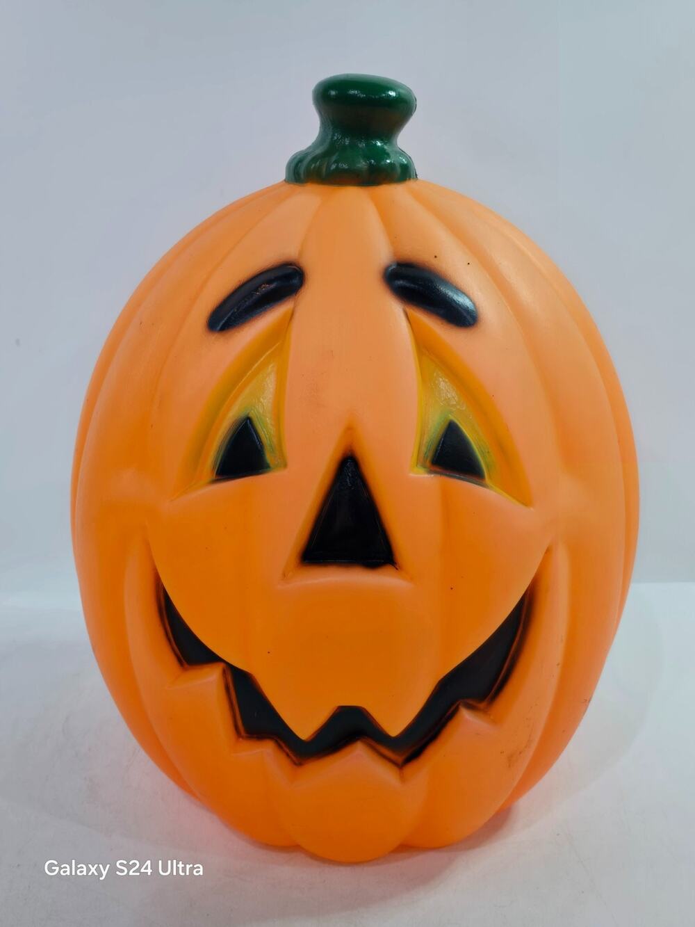 Vintage General Foam 24" Pumpkin Halloween Lighted Blow Mold #H7007